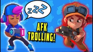 AFK TROLLING 500 TROPHIES on Brawl Stars BrawlStars Funny Moments Best Highlights [upl. by Warder]