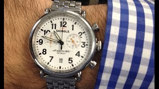 SHINOLA Runwell Chrono Review [upl. by Servais588]