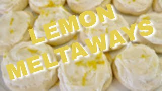 LEMON MELTAWAY COOKIES  DIY for Beginners [upl. by Notsreik]