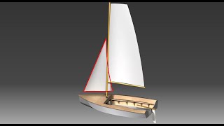 TJ  Sailing Dinghy  Jib Sailmaking Part 12 [upl. by Faustus]