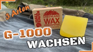 3 Arten die Fjällräven G1000 Hosen zu wachsen [upl. by Jaclyn]