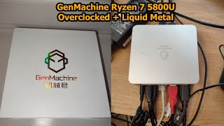 GenMachine Ryzen 7 5800U OC  Liquid Metal 54W [upl. by Amador]