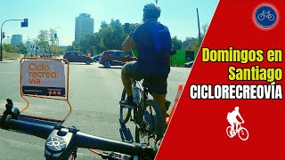 Domingos dominicales en bicicleta CICLORECREOVÍA en la Capital [upl. by Mohr]