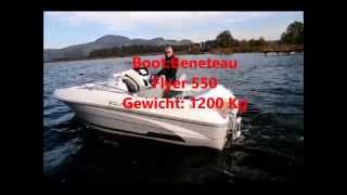 Beneteau 550 Flyer mit Aquamot 41e Außenborder Elektroantrieb [upl. by Imerej573]