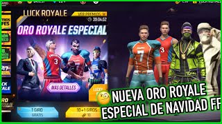 Nueva Oro Royale Especial de Navidad que Llegara a Free Fire Latam 🎁😎  JORGEPLAYED [upl. by Stephi946]