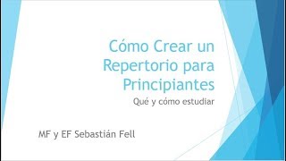 Como Crear un Repertorio de Aperturas 💪 [upl. by Arihsan]