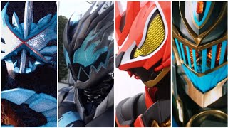 Reiwa Kamen Riders Incomplete Super Forms Saber Primitive Dragon  Iron Gotchard [upl. by Neyuh]