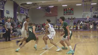 Topeka West boys basketball beats BasehorLinwood [upl. by Merceer]