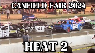 2024 CANFIELD FAIR DEMOLITION DERBY  HEAT 2 [upl. by Ylliw106]