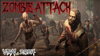 Viral video Zombie Attack  Zombie 2024  Sadia gaming [upl. by Randee]