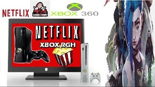 Cómo Instalar Aplicacion NETFLIX en nuestra XBOX 360 [upl. by Jaddo924]