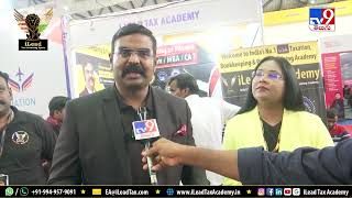 iLead Tax Academy in TV9 Biggest Educational Fair  Hitex Exhibition Hyderabad [upl. by Jemimah]