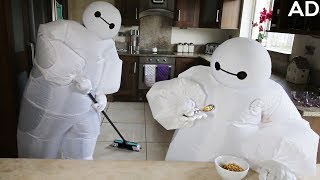 We Lived as Baymax For a Day CHALLENGE [upl. by Mikes]