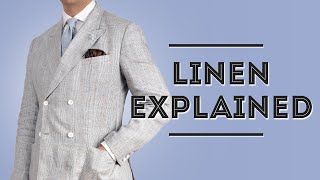 Linen Explained  Mens Summer Fabric Guide [upl. by Cathey932]