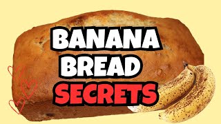 Secrets To The Best Moist And Delicious Banana Bread Easy Classic Recipe [upl. by Dugald]