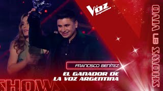 Francisco Benítez es el GANADOR de La Voz Argentina 2021 [upl. by Laet790]