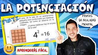 ¿Qué es LA POTENCIACIÓN para PRIMARIA Explicación Súper Fácil😃😀 [upl. by Hauge434]