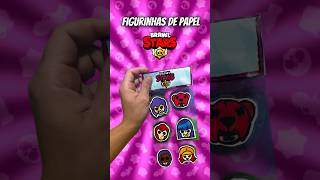 Fiz uma cartela de figurinhas do brawl stars 😍 [upl. by Anrehs]