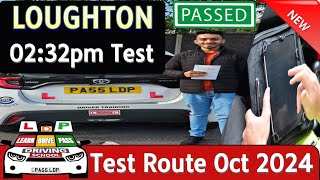 Loughton New Test Route October 2024 [upl. by Naul688]