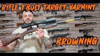 🎯 RIFLE TBOLT TARGET VARMINT CALIBRE 22WMR 🎯 [upl. by Yesnel903]