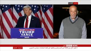 BBC Arabic TV 2024 ترحيب اسرائيلي بفوز ترمب في الانتهابات الاميركية [upl. by Nick65]