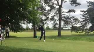 Thomas Aiken Slow Motion Swing US Open Qualifying 2015 [upl. by Atinram908]