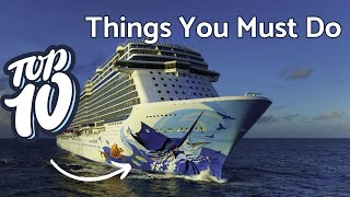 Top 10 Things To Do On NCL Escape  What a Fun Ship [upl. by Procter]