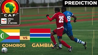 Comoros vs Gambia CAF Africa Cup Of Nations 2025 Qualifier Preview Prediction [upl. by Mcloughlin]