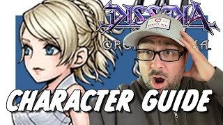 DFFOO LUNAFREYA CHARACTER GUIDE amp SHOWCASE BEST ARTIFACTS amp SPHERES SHE MAY BE THE BEST CHARACTER [upl. by Aronid]