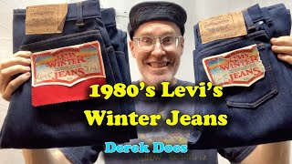 1980s Levis Winter Jeans [upl. by Morton569]