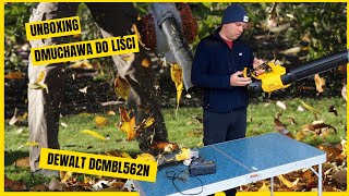 Unboxing dmuchawa do liści na baterie DeWalt 18V DCMBL562N część 1 [upl. by Bora972]