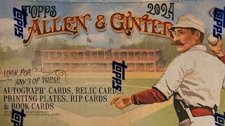 TBB CREW ELITE  2024 TOPPS ALLEN amp GINTER BASEBALL PYT  RANDOM TEAM HOBBY BOX BREAK [upl. by Eltsyrk]