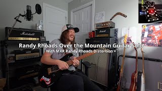 MXR Randy Rhoads Distortion  Over the Mountain Guitar Solo Cover [upl. by Anoi]