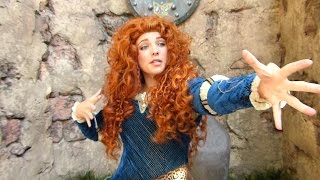 Disney Princess Merida Meet amp Greet at Disneyland [upl. by Beedon900]