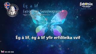 Eyþór Ingi Gunnlaugsson  quotÉg Á Lífquot Iceland  Karaoke version [upl. by Yoc]