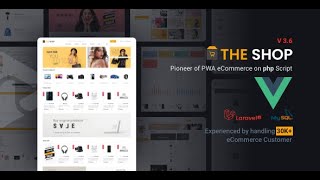 How to Install The Shop PHP Laravel Script StepbyStep Guide for PWA eCommerce Success 🚀 [upl. by Dnomsed]
