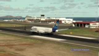 B767300 Condor  Powerful Take Off  Madeira [upl. by Alyhc]