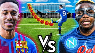 ⚽ AUBAMEYANG vs OSIMHEN BARCELLONA  NAPOLI FOOTBALL CHALLENGE [upl. by Whitebook]