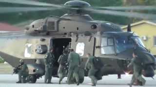 Athens Flying Week 2014 HAA NH90 and Commandos [upl. by Latnahs720]