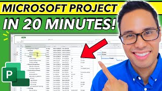 Master Microsoft Project in 20 MINUTES FREE COURSE [upl. by Andrus]