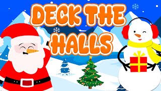 🎄🎅🏼Deck the Halls with Lyrics  Christmas Songs and Carols  Merry Christmas 🎄🎅🏼🎁 [upl. by Emelen]