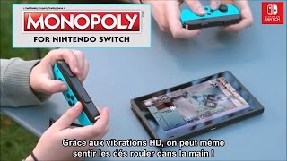 Monopoly arrive sur Nintendo Switch [upl. by Etnovaj]