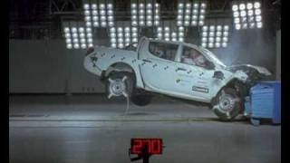 Mitsubishi Triton 4x4 2006 ANCAP Crash Test 4 stars [upl. by Akener227]