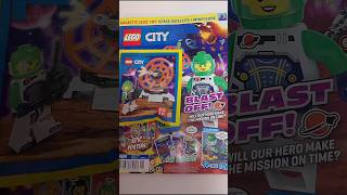 November Lego City magazine with free space minifigure short legocity legomagazine [upl. by Ellek]