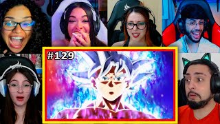 GOKU INSTINTO SUPERIOR Dragon Ball Super Episodio 129 MULTREAÇÕES [upl. by Naivad]