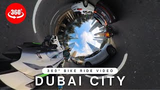 Bike Riding In Dubai 4K 360° VR Video [upl. by Ahsien]