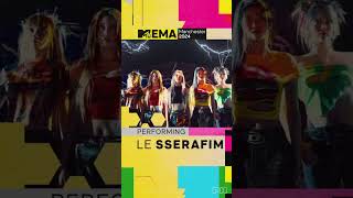 LE SSERAFIM Performance Live on 2024 EMAs [upl. by Bellaude]