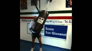 Allenamento di Giacobbe Fragomeni  OPIGYM Boxing Club Milano [upl. by Delora]