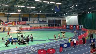 2019 Welsh Indoor Champs U17 Women 300m Final [upl. by Hgeilhsa]