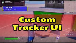 UEFN  Custom Tracker UI [upl. by Schuster]